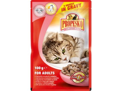 Propesko 100g kapsa kočka jehně+kuře
