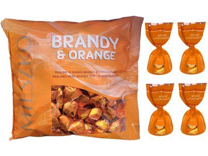 Pralinky brandy a pomeranč 1kg