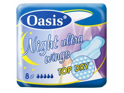 Oasis NIGHT Ultra wings TOP DRY 8ks