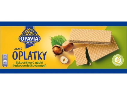 Opavia Zlaté oplatky lískooříškové 146g