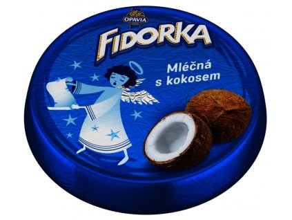 Opavia Fidorka mléčná s kokosem 30g