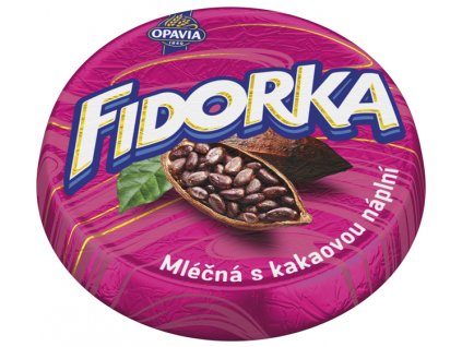 Opavia Fidorka mléčná s kakaovou náplní 30g