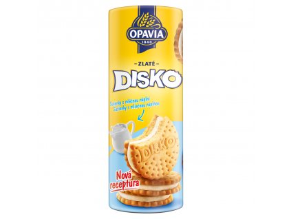 Opavia Zlaté Disko sušenky s mléčnou náplní 169g