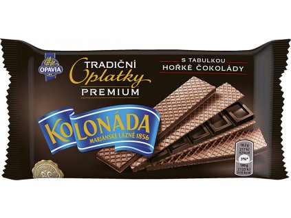 Opavia Kolonáda Premium lázeňské oplatky hořká čokoláda 92g