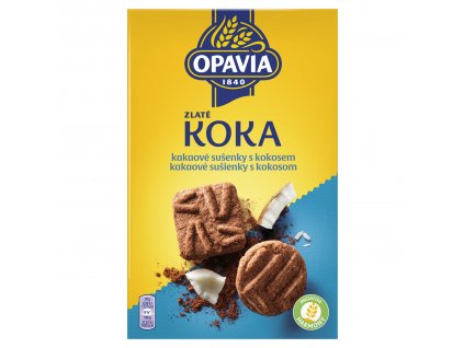Opavia Zlaté Koka sušenky s kokosem a kakaem 180g