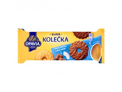 Opavia Zlaté kolečka s kokosem polomáčené 146g