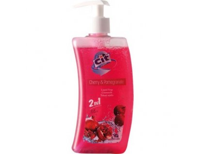 Tekuté mýdlo CIT s dávkovačem 500 ml třešeň a granátové jablko