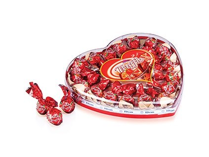 Truffle Srdce 280g jahoda