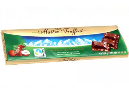 Mléčná čokoláda s lískovými oříšky 300g