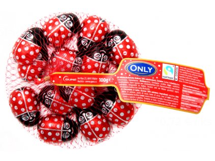 Lady birds mléčná čokoláda 100g
