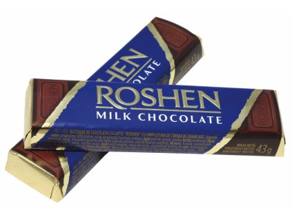 Roshen mléčná čokoládová tyčinka Creme brülle 43g