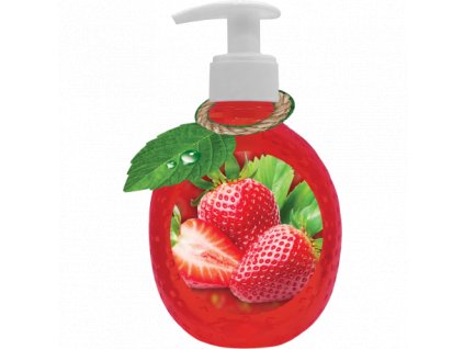 LARA tekuté mýdlo s dávkovačem 375 ml Strawberry
