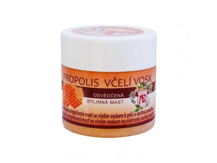 Bylinná mast 150 ml Propolis včelí vosk