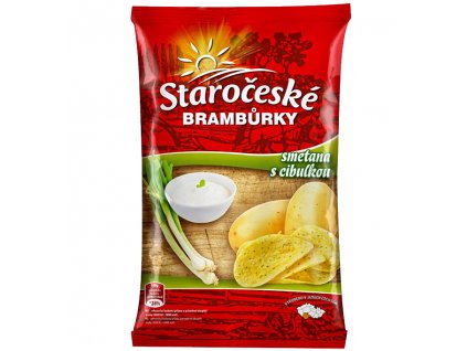 Staročeské brambůrky – smetana s cibulkou 80 g
