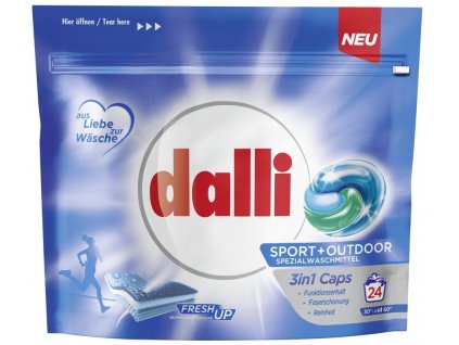 Dalli kapsle Sport+Outdoor 24ks 24 praní