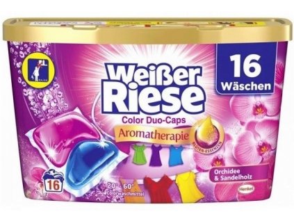 Weisser Riese DUO Caps prací kapsle Color Orchidee 16ks