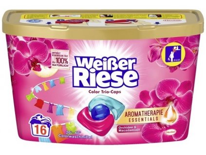 Weisser Riese TRIO Caps prací kapsle Color Orchidee 16ks