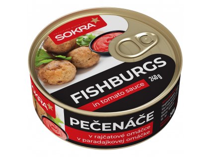 Fishburgs pečenáče v rajčatové omáčce 240g