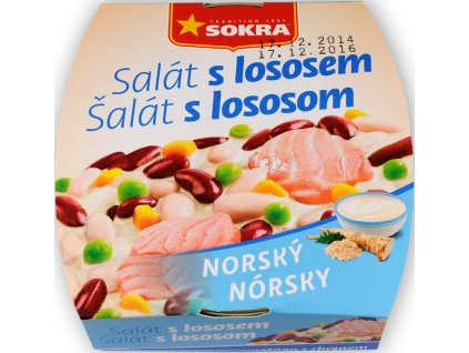 Salát s lososem Norský 220g