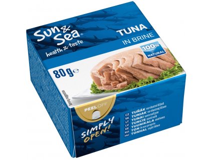 Tuňák ve vlastní šťávě 80g