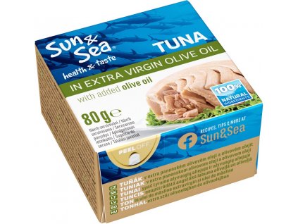 Tuňák v olivovém oleji s extra virgin 80g