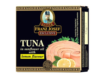Tuňák steak ve slunečnicovém oleji s citronem 80g