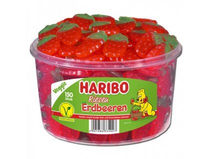 HARIBO RIESEN ERDBEEREN jahody 150 kusů