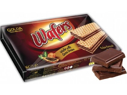 Golda Wafers Cocoa 175g Oplatky s kakaovým krémem