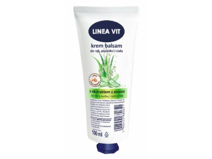 LINEA VIT krém na ruce a tělo Aloe vera & Almond 100ml