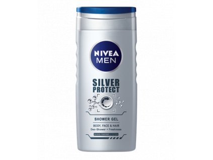 Nivea MEN Sprchový Gel 250ml Silver Protect