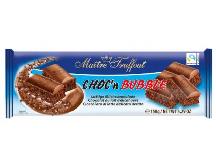 Choc'n Bubble provzdušněná mléčná čokoláda 150g