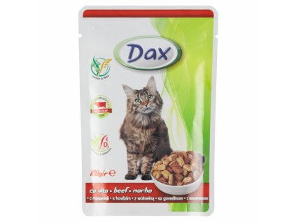 Dax 100g Kapsa Kočka Hovězí