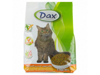 Dax 1kg granule kočka drůbeží