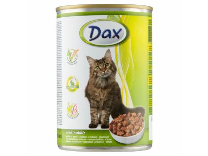 Dax 415g Konzervy pro Kočky Králík
