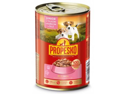 Propesko 415g Junior s telecím a kuřecím želé
