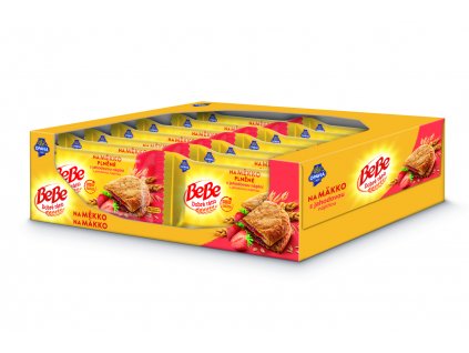 OPAVIA BeBe Dobré ráno NaMěkko s jahodovou náplní 14x 50 g