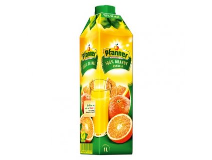 Pfanner Pomeranč 100% džus 1 l