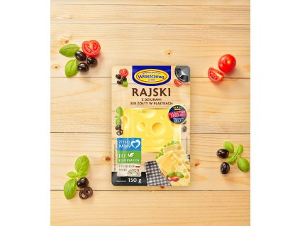 Plátkový sýr krájený rajče 150g