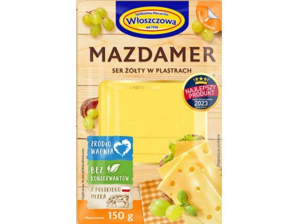 Plátkový sýr krájený Mazdamer 150g