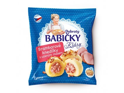 Bramborové knedlíky s uzeným masem Dobroty babičky Kláry 320 g