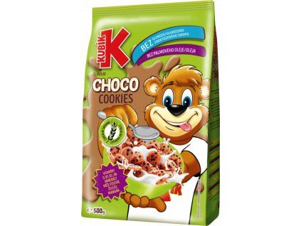 KUBÍK flakes Choco Cookies 500g