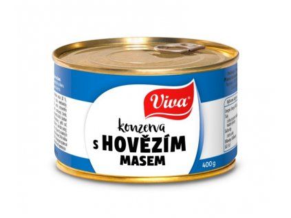 Konzerva s hovězím masem 400g