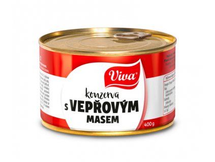 Konzerva s vepřovým masem 400g