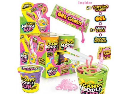 CANDY NOODLE CUP – instantní nudle 4v1 55 g