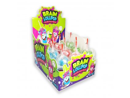 Lízátka ve tvaru mozku s práškem v kelímku 50g