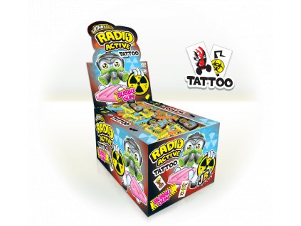 RADIOactive žvýkačky + tattoo 5g balení 200 kusů