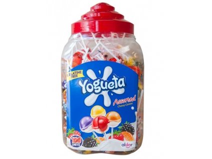 Lízátka Yogueta ovocná 18g balení 100 kusů