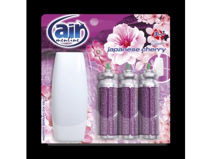 AIR menline happy spray osvěžovač s rozprašovačem 3x15 ml Japanese Cherry