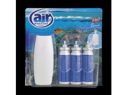 AIR menline happy spray osvěžovač s rozprašovačem 3x15 ml Aqua world