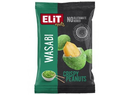 ELIT Křupavé arašídy v těstíčku 70g Wasabi
